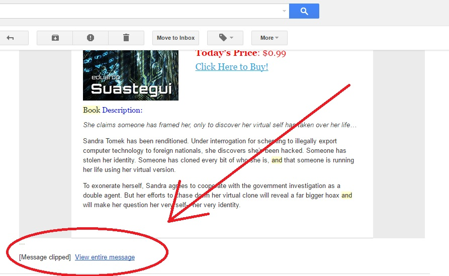 Gmail Message Clipped