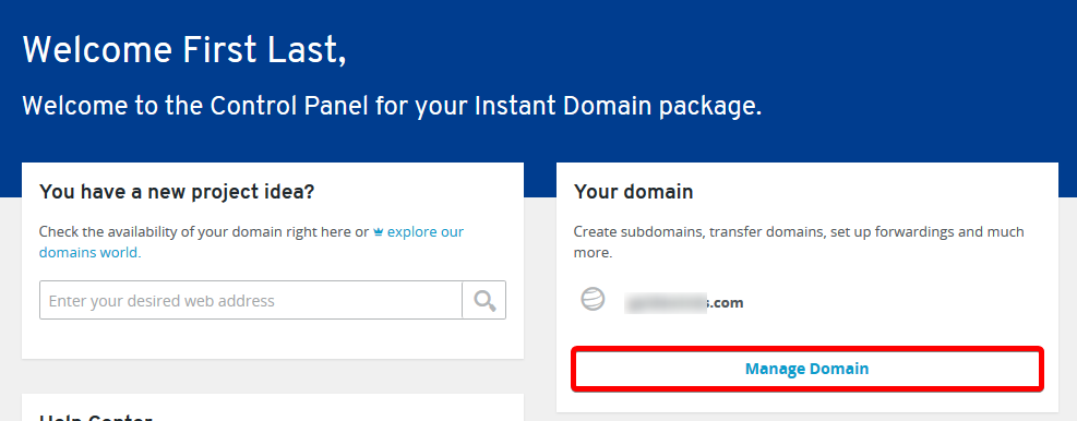 Manage DNS