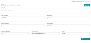 Blacklist Monitors